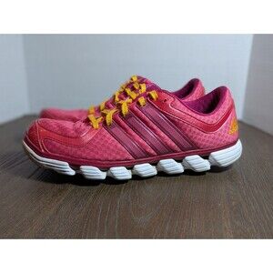 Adidas 606001 Running Shoes Women's 9.5 Athletic Sneakers Hot Pink Orange Laces